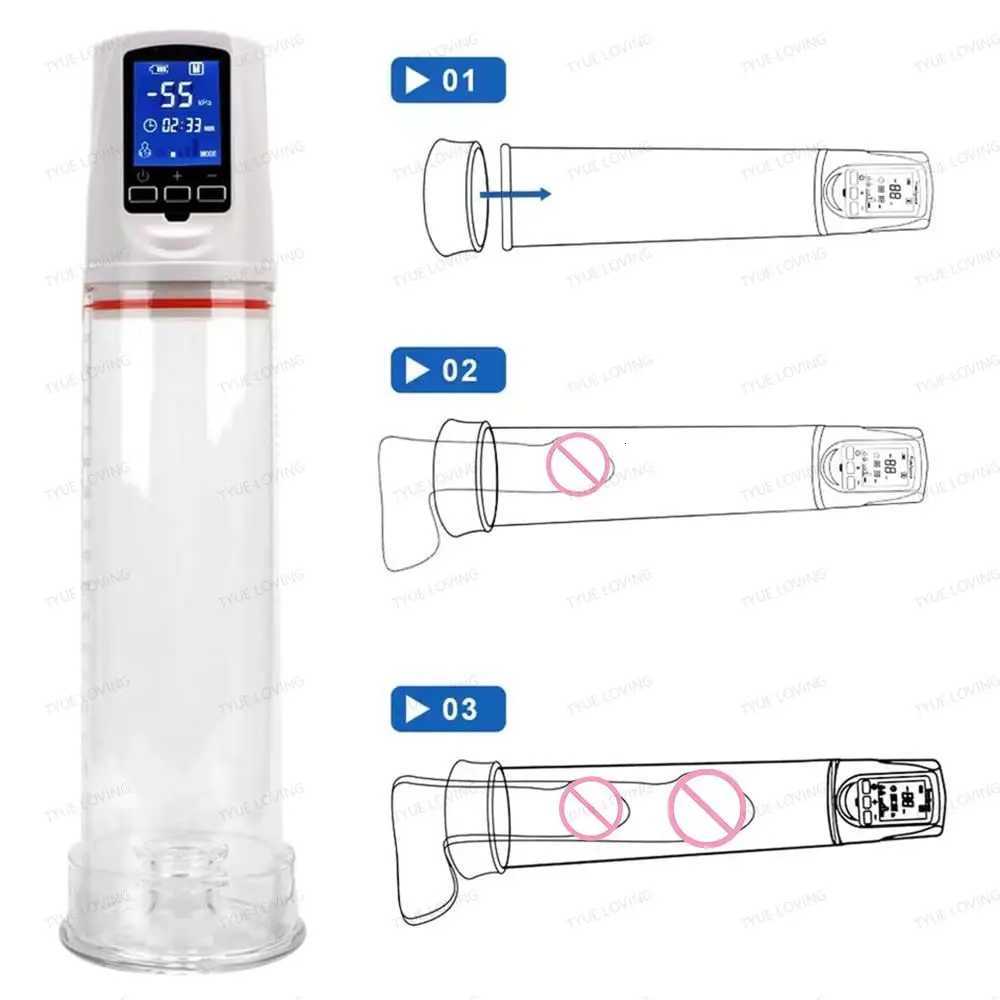 Powerful Penis Vacuum Pump for Men - Enlarge Penis Size Genital Enlargement Tool Sex Toy for Improved Erection Male PleasureXJ250819