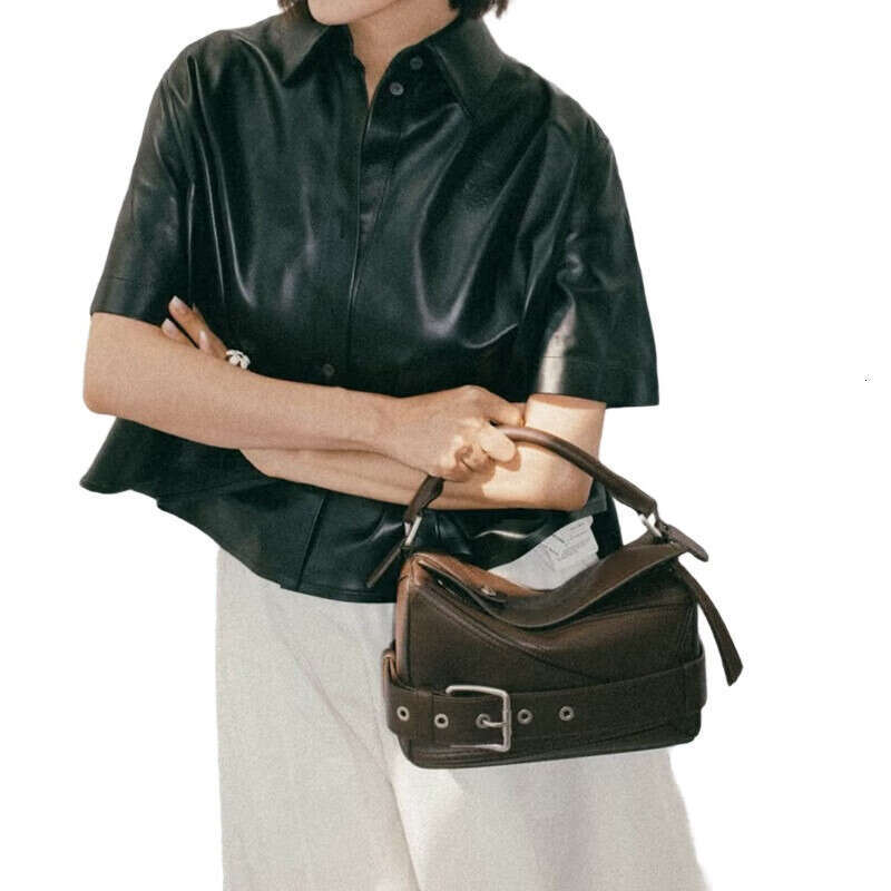 Designer Bag Tote Bag Shoulder Bag Autumn Winter New Belt Buckle Fashion Versatile Motorcycle Commuter Elegant Handheld Crossbody Niche Design Women S