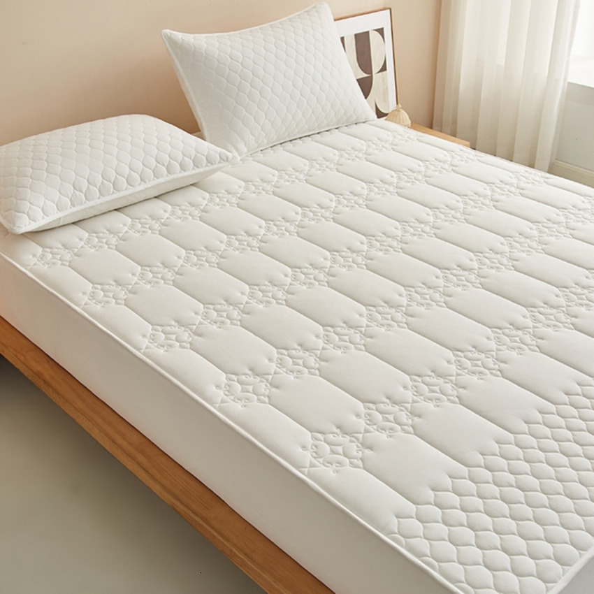 Shengmian Home Textiles 2025 New Model Class A Washed Cotton Bed Sheet Series Customizable Size Waterproof Floral - White