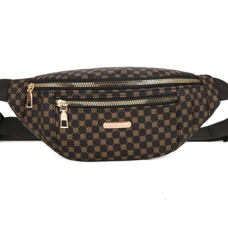 Fanny Pack Fashion Brand Printed Breast Outdoor Sports Single Shoulder Crossbody Multi-functional Women's Bag