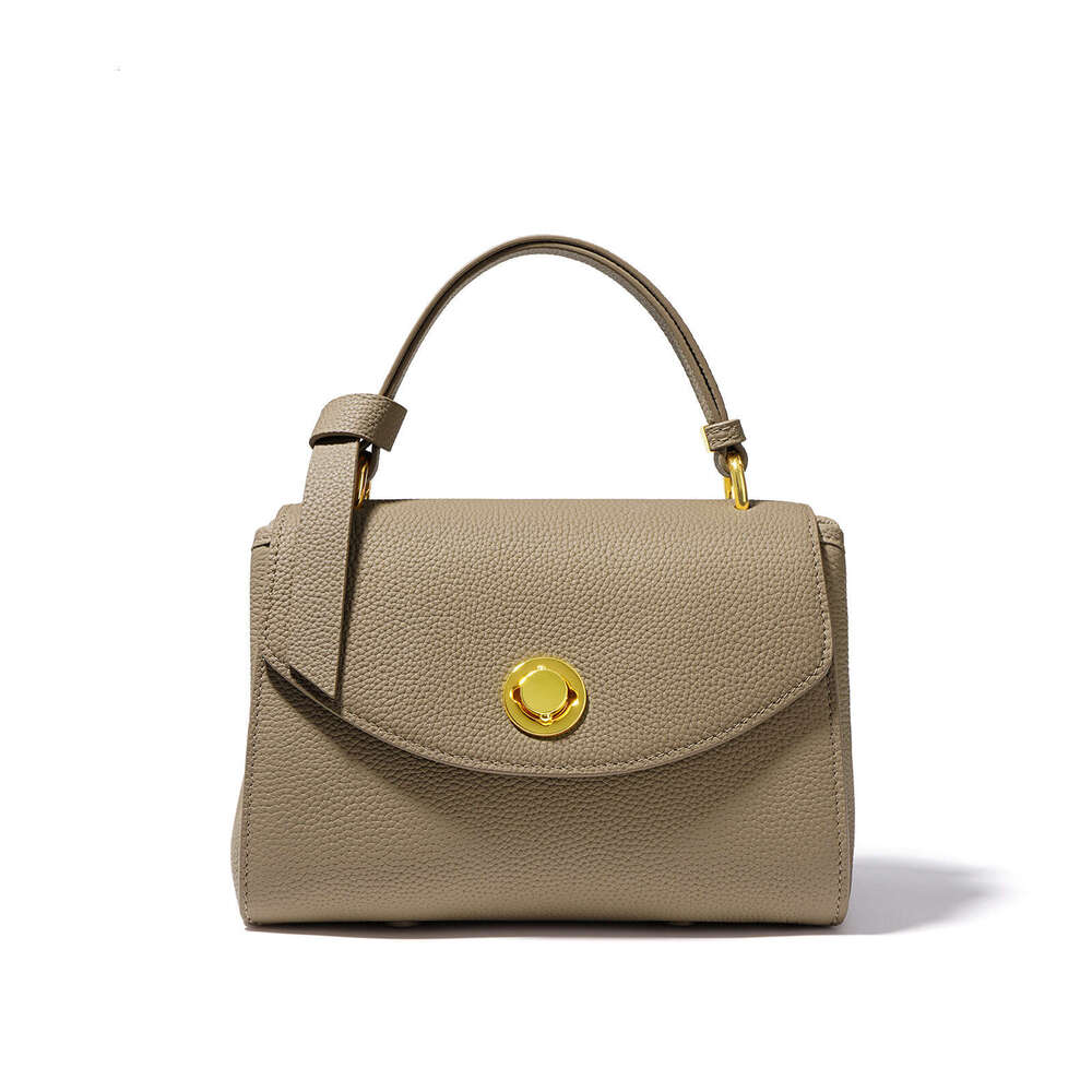 High Quality Texture Handbag New Top Layer Cowhide Elegant Casual Crossbody Niche French Genuine Leather Shoulder Bag