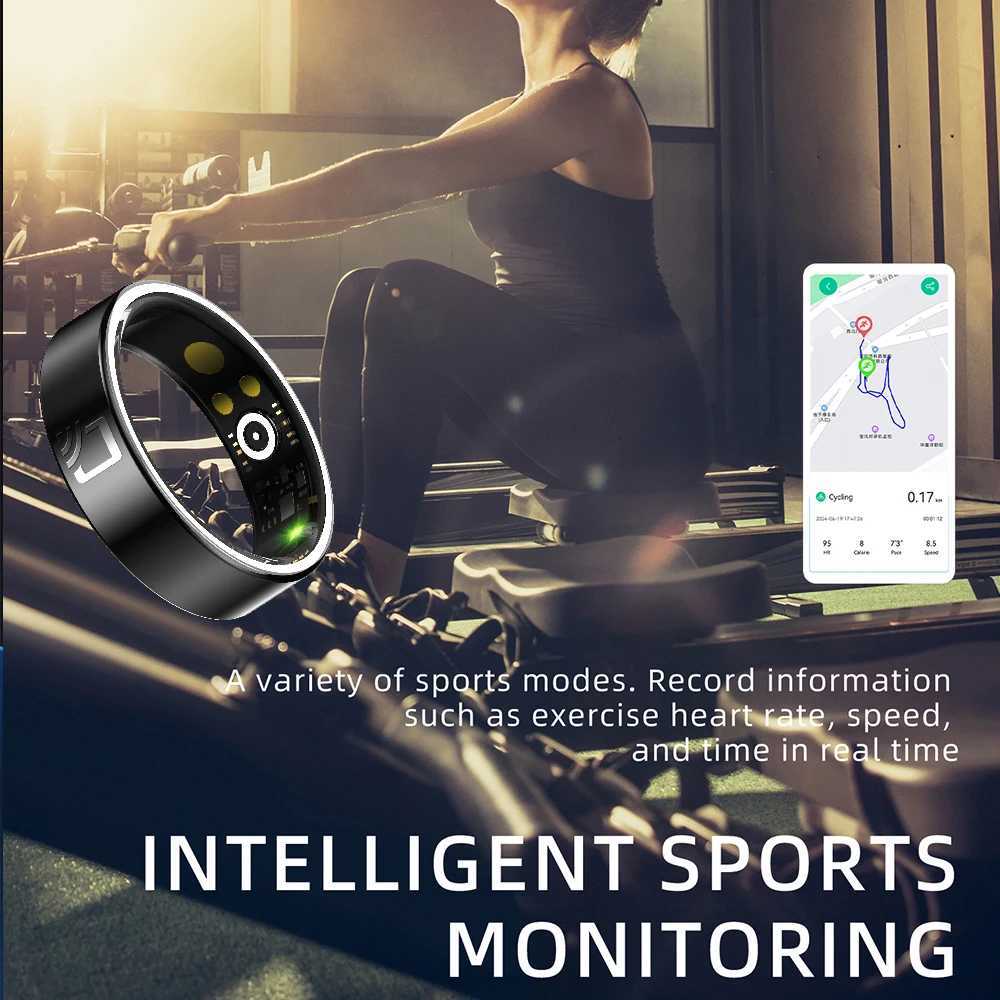 Smart Ring NFC Health Fitness Tracker Multi Sports Health Ring Sleep Tracker Heart Rate Blood Pressure Men Women Gifts VS R08 R02 W250819