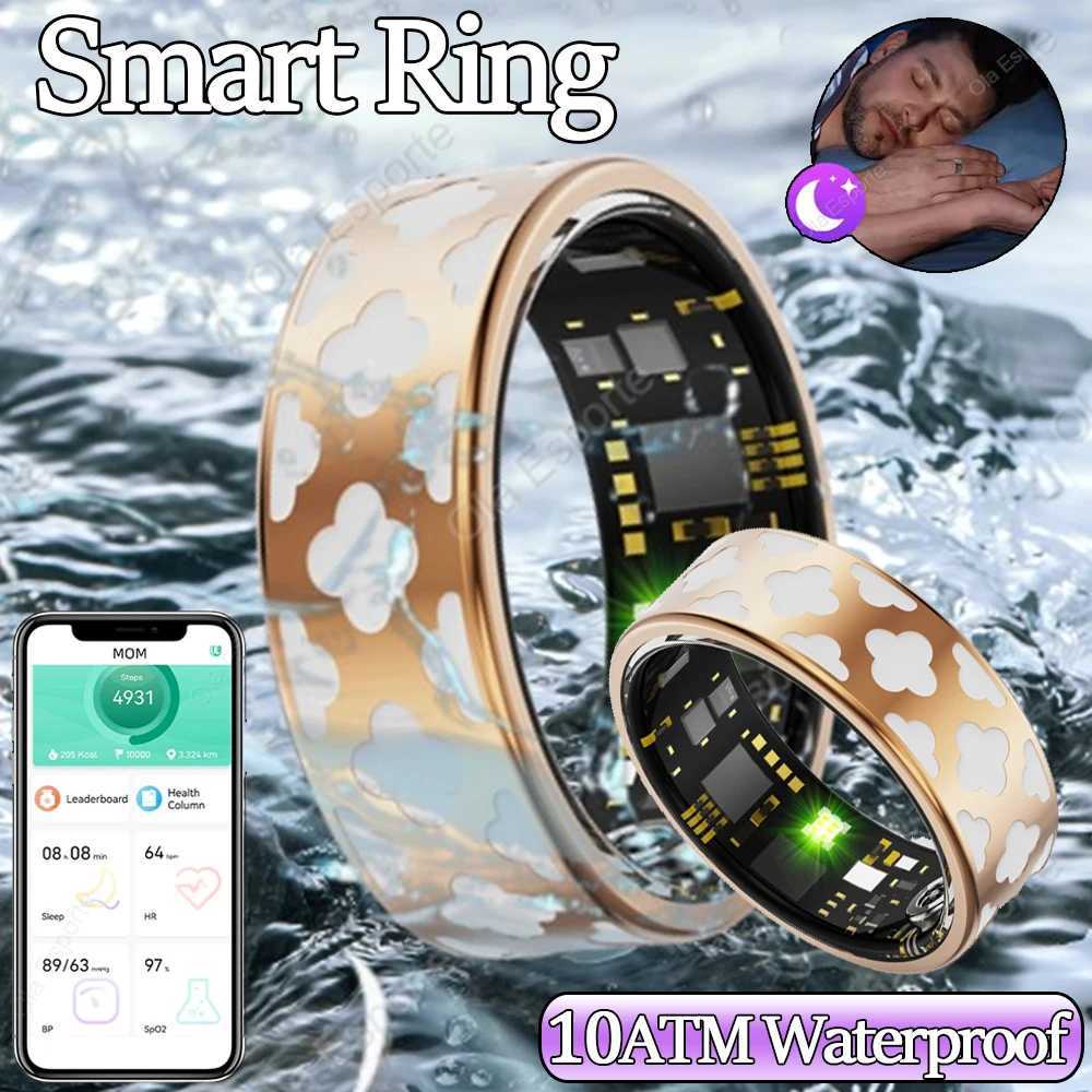 Ola Esporte New 10ATM Waterproof Smart Ring Health Women Ring Heart Rate Sleep Monitoring GPS Sports Smart Ring For Android iOS W250819