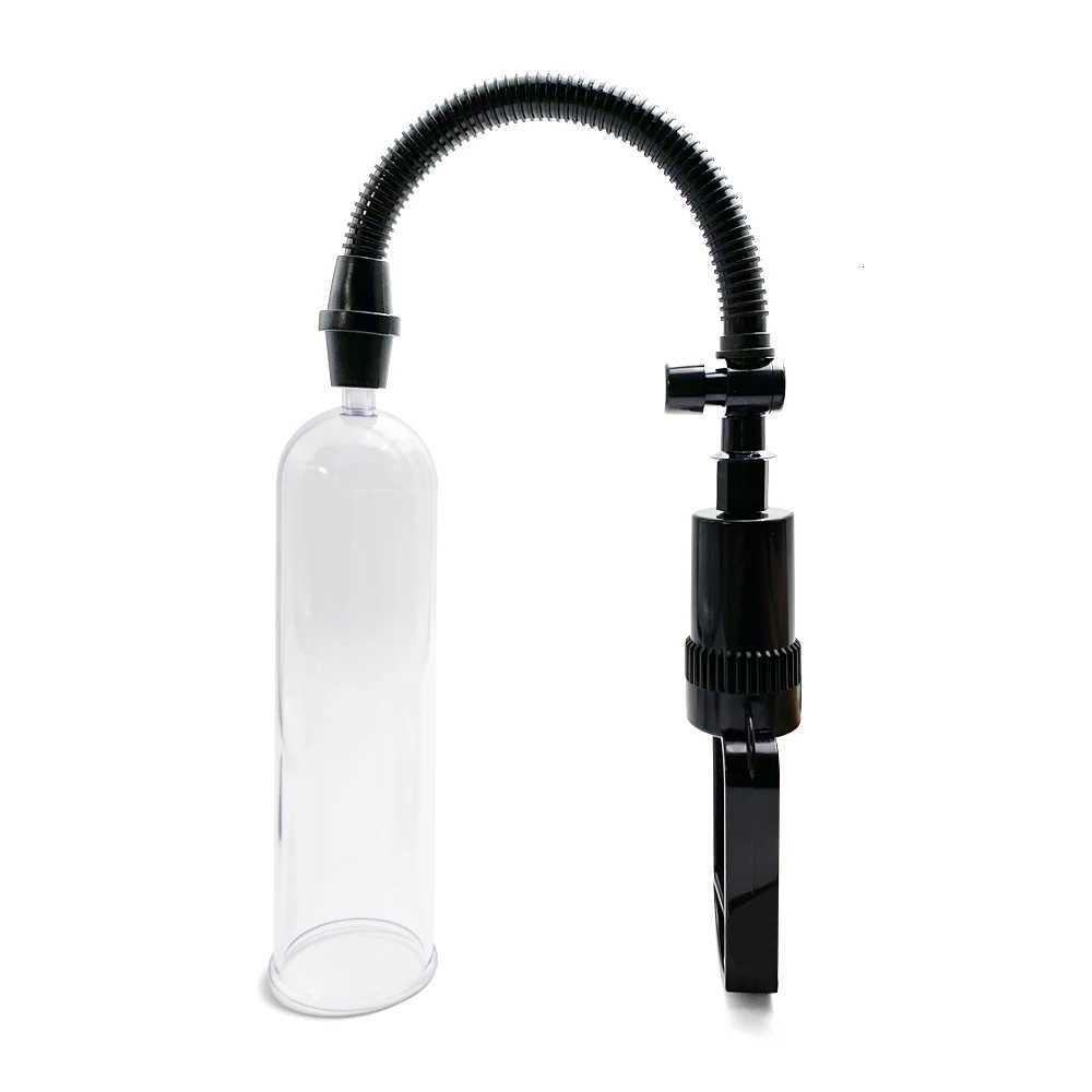 Male Manual Penis Pump Penis Enlarger Male Lasting Trainer Enhancement Erection Penis Vacuum Dick Extender Adult Sex Toys XJ250819