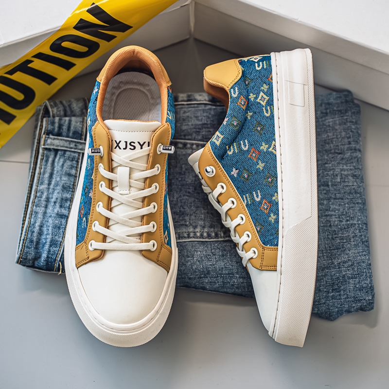 Free shipping Designer Men's Sneakers 2025 New Summer Breathable Korean-style versatile casual sports Men's light white sneakers
