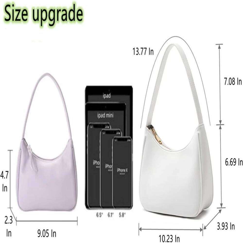 Shoulder Bags For Women Cute Hobo Tote Handbag Mini Clutch Purse With Zipper Closure
