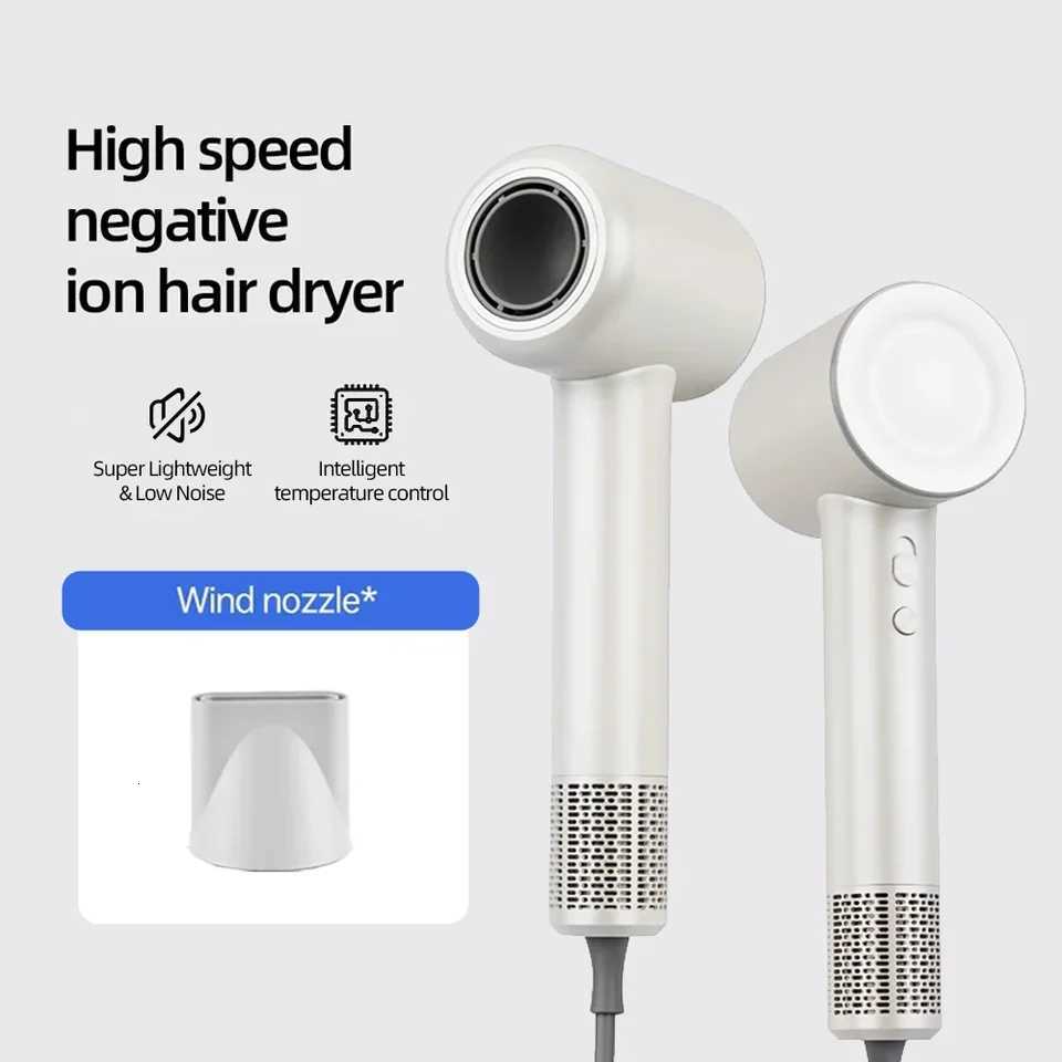 Negative Ion Hair Dryer with High Speed and No Blades High Power Silent and Quick Drying Portable Suitable for Home and Travel W250819