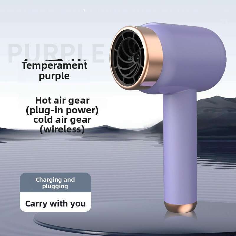 Rechargeable High-Speed Negative Ion Cordless Hair Dryer for Quick and Efficient Home Use