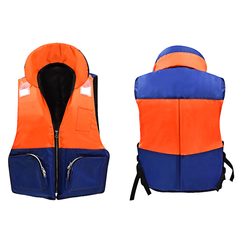 life jacket rescue vest life vest High-quality Large-collar Swimming and Surfing Water Rescue Adult Boat Safety