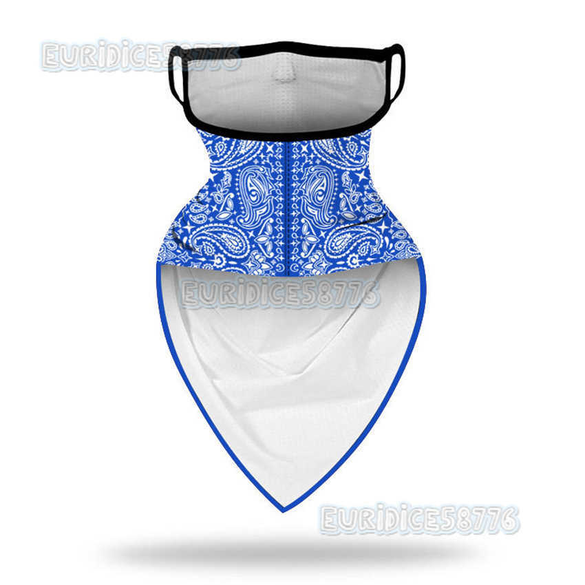 Direct Cross Mirror Ethnic Style Versatile Ear-hanging Headscarf Dustproof Sunproof Anti-slip H250819