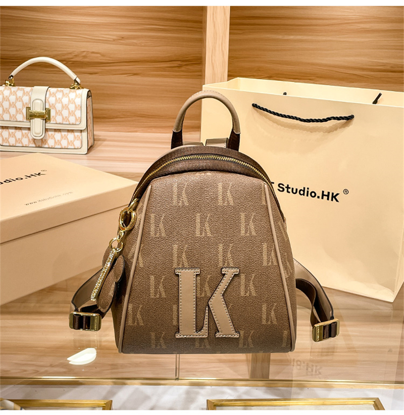 LORDLY KNACK designer bag light luxury genuine leather Backpack bag versatile high-quality fashion 56-75L large capacity backpack for woman