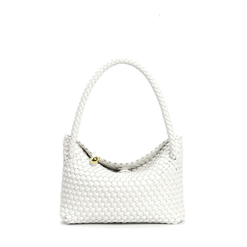 Leather Bag Women Handbag Braided Bag Woven Fashion Handbag For Women Niche Design Shoulder Underarm High End Lunch Box Bag