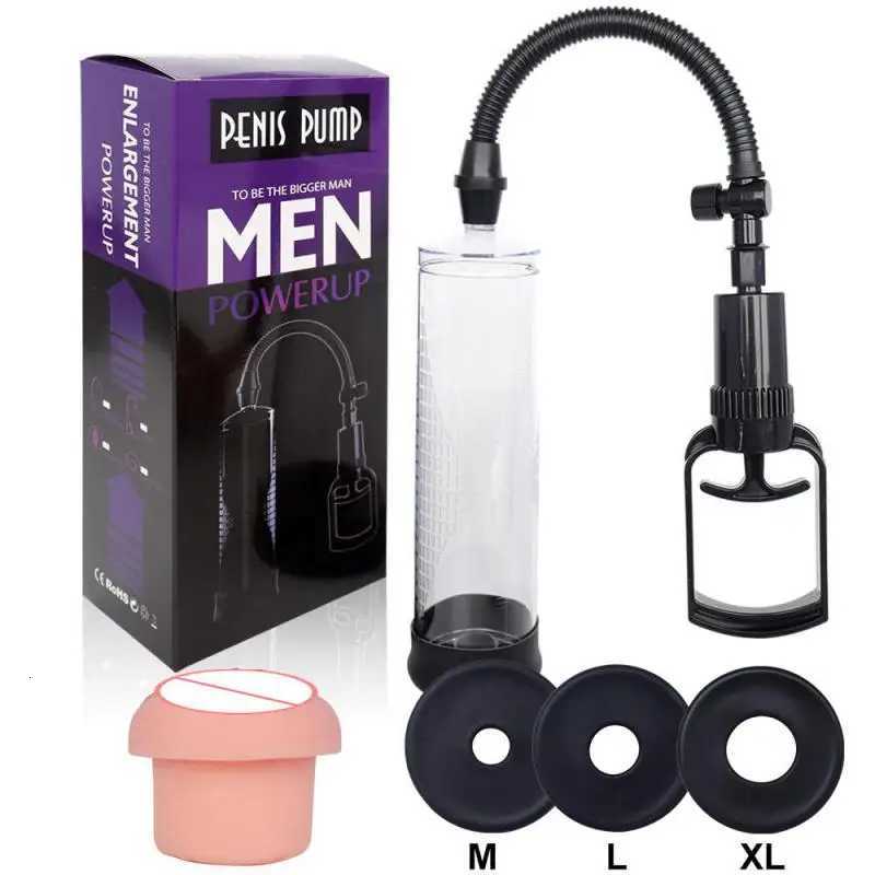 Effective Penis Pump Enlargement Vacuum Dick Extender Male Sex Toy Increase Length Enlarger Erotic Adult Sexy Product 18+ XJ250819