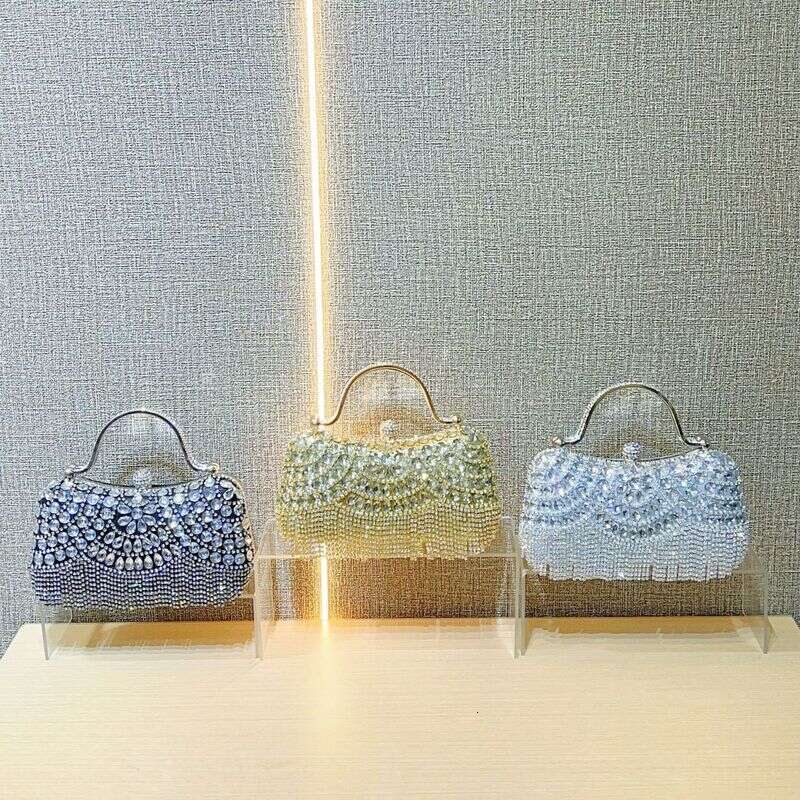 Tassel Evening Bag, Birthday Wedding Single Cross Shoulder Banquet Bag