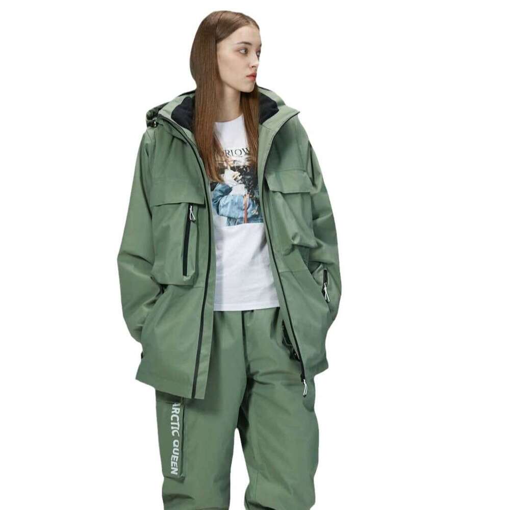 Men's And Women's Snowboard Double Board Loose Warm Ski Suit