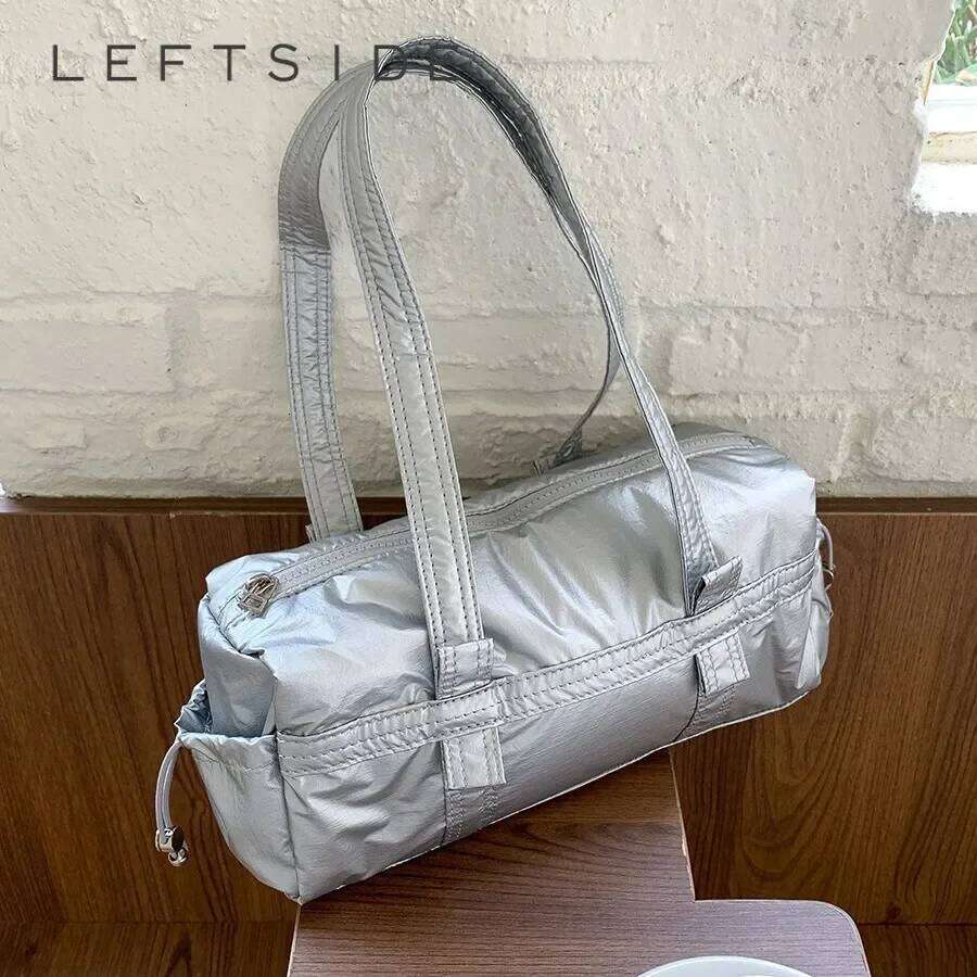 LEFTSIDE Retro Design Small Underarm Bags For Women Winter Y K Female Korean Fashion New Tote Shoulder Bag Handbags