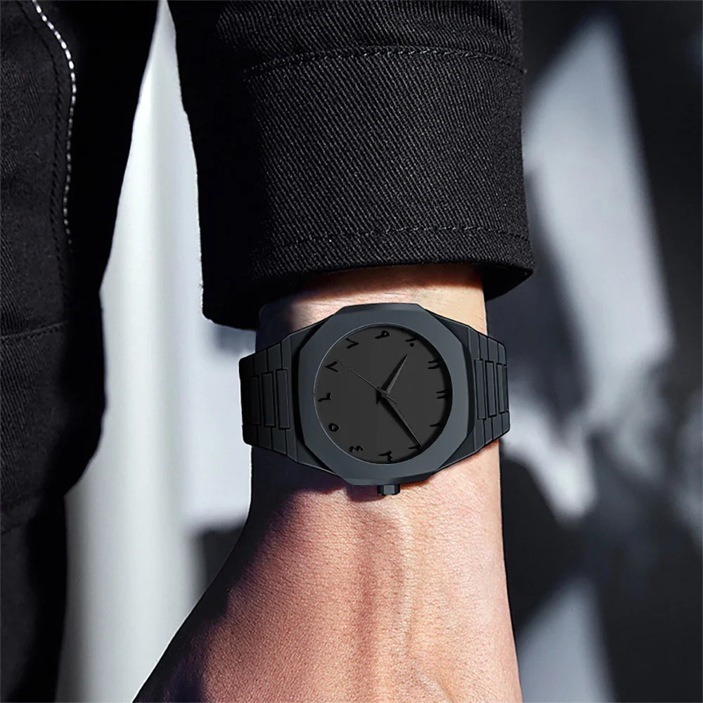 Fashion 2025 Simple Mens Quartz Watch Casual Business PC Strap Mens Life Waterproof Watches 250819