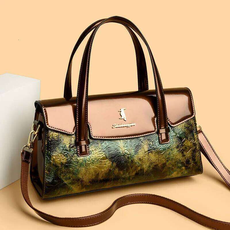 For Women New Fashionable Spray Printed Handbag With Simple Temperament And Large Capacity Shoulder Bag