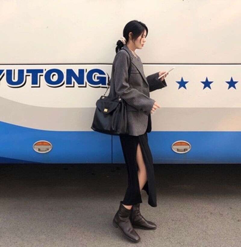 Wandering Minimalist New Large Capacity Korean Fashion 2024 Spring/Summer Versatile One Shoulder Oblique Straddle Big