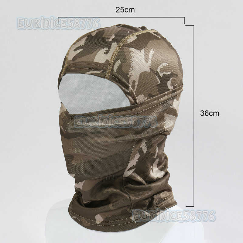 Outdoor Dustproof Sunscreen Camouflage Mask Bicycle Motorcycle Riding Headgear Tactical Camouflage Headgear H250819