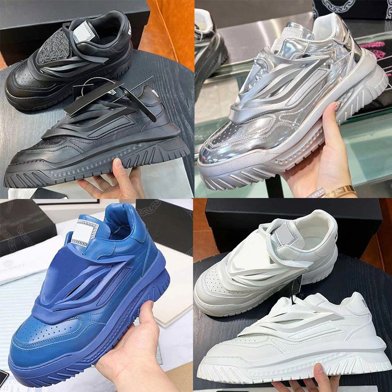 50 Off Italy Odissea Sneakers For Mens Womens Trainers Shoes Thick Greek Soles Platform Triple Black White Multi-Color Cattle Leatherm