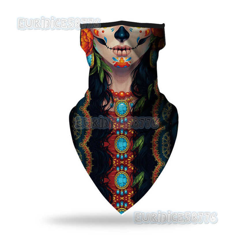 Outdoor Cycling Mesh Cooling Outdoor Cycling Insect-proof Mask Multi-functional Triangle Scarf Good Elasticity Mask H250819 18VI