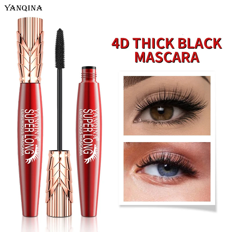 4D Silk Fiber Lash Mascara 2 In 1 Mascara Waterproof Lengthening Cosmetics Eye Mascara Ship Lashes Curling Thick Eye Makeup 250818