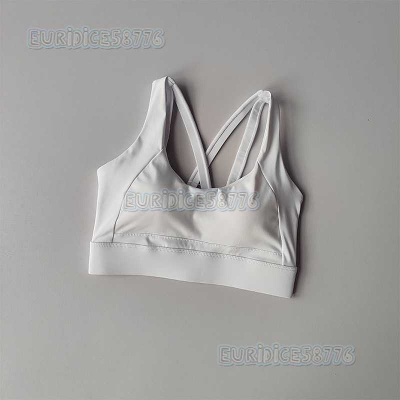 High-strength Shockproof Sports Bra Adjustable Sports Bra Running Fitness Nude Feel Beautiful Back Yoga Vest Women H250819
