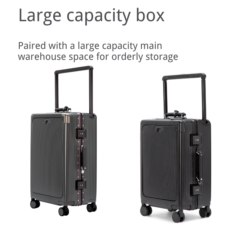Large Capacity Cross Border Travel Suitcase - Durable Luggage With Universal Wheels & Pull Rod