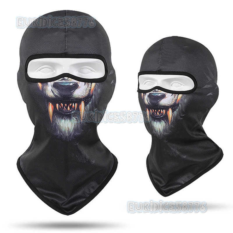 Animal Print Balaclava Kids Mascarillas Children Neck Warmer Gaiter Face Shield Outdoor Cycling Skateboard Ski Full Face Cover H250819