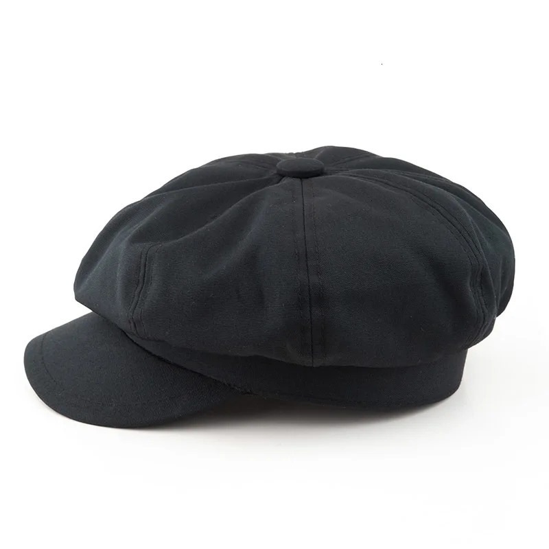 Canvas sboy Cap Lady Summer Sun Caps Women Fashion Painter Hat Winter Wool Felt Beret Men Women Small Big Size Octagonal Hats 250814