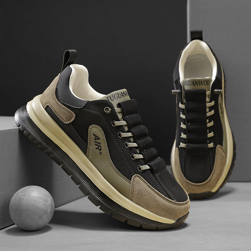 Men's summer fashion dad shoes 2025 new soft sole breathable sports running shoes men's retro versatile casual shoes