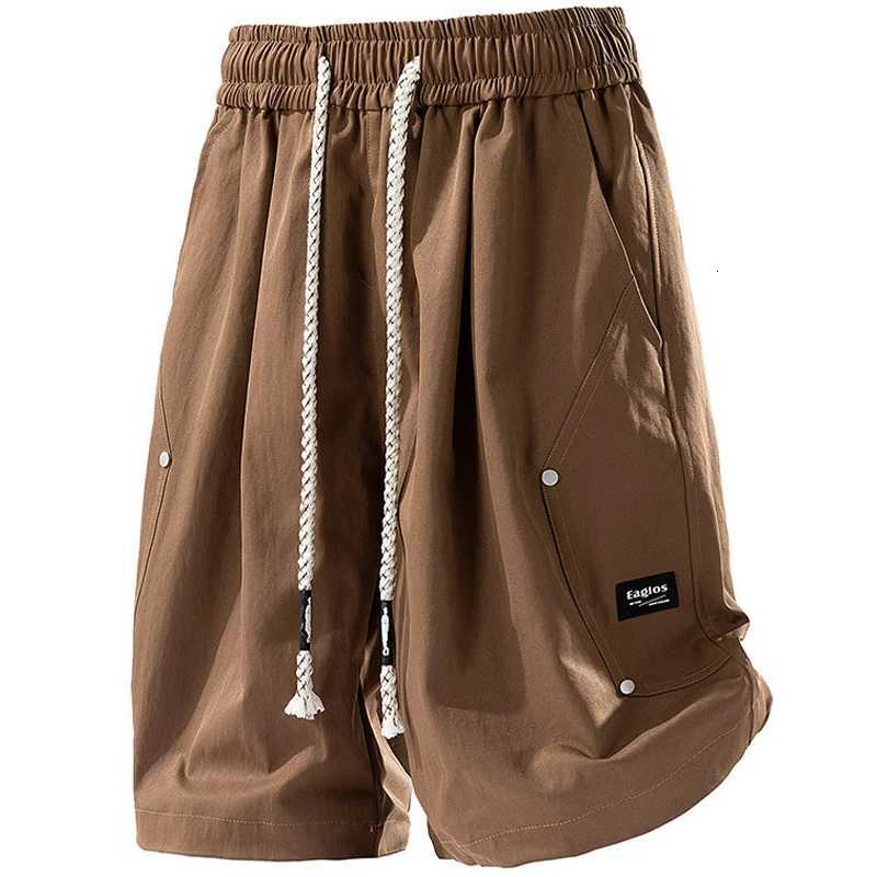 Shorts Men Summer New Mens Shorts Solid Color Cotton Casual Trousers Five Points Fitness Sweatpants Short 5839 Size 6XL 7XL 8XL W250819