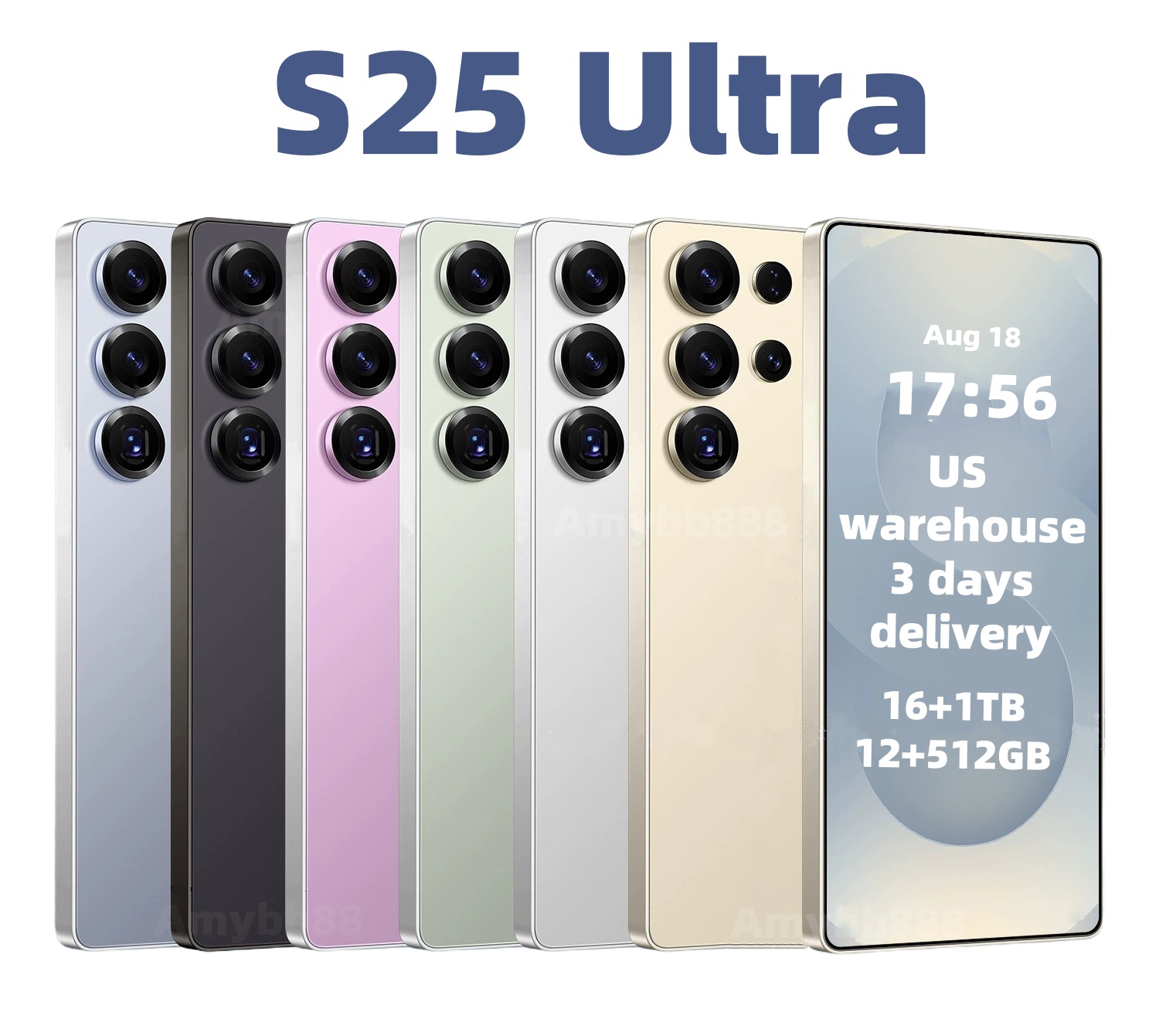 S25 Ultra High-End Android Phone 16GB+1TB Storage - 6.9 In Touchscreen Display & Face ID Secure GPS Mobile phone S24 Ultra Smartphone Premium Android Telephone
