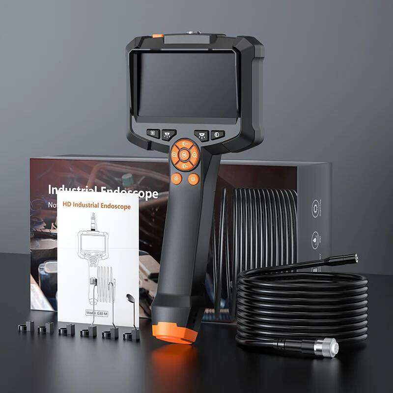 Industrial Endoscope 4.3 "Single Dual Lens HD 1080P Car Inspection Borescope Ip67 Waterproof Sewer Camera With LED