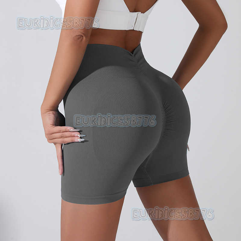 Summer Yoga Sports Shorts Peach Hip Outerwear Fitness Pants Women Three-quarter High Waist Hip-lifting Running Quick-dry Shorts H250819
