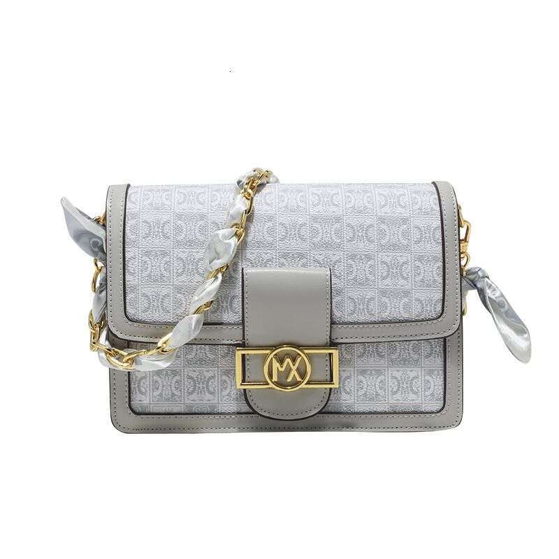 2024 New Women's Fashion Trend Printed Small Square Versatile One Shoulder Crossbody Bag High Quality Texture Handbag