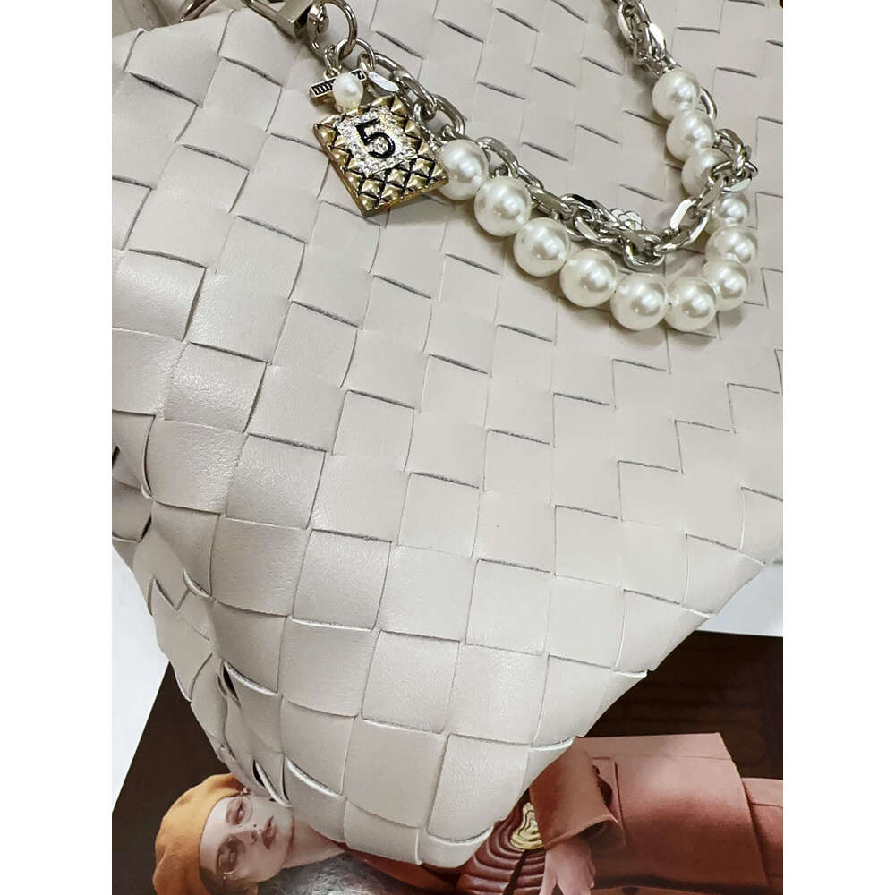 Designer Bag Tote Bag Shoulder Bag New Summer Vegetable Basket Woven Genuine Leather Handbag Large Capacity Shoulder Crossbody Tote Bag