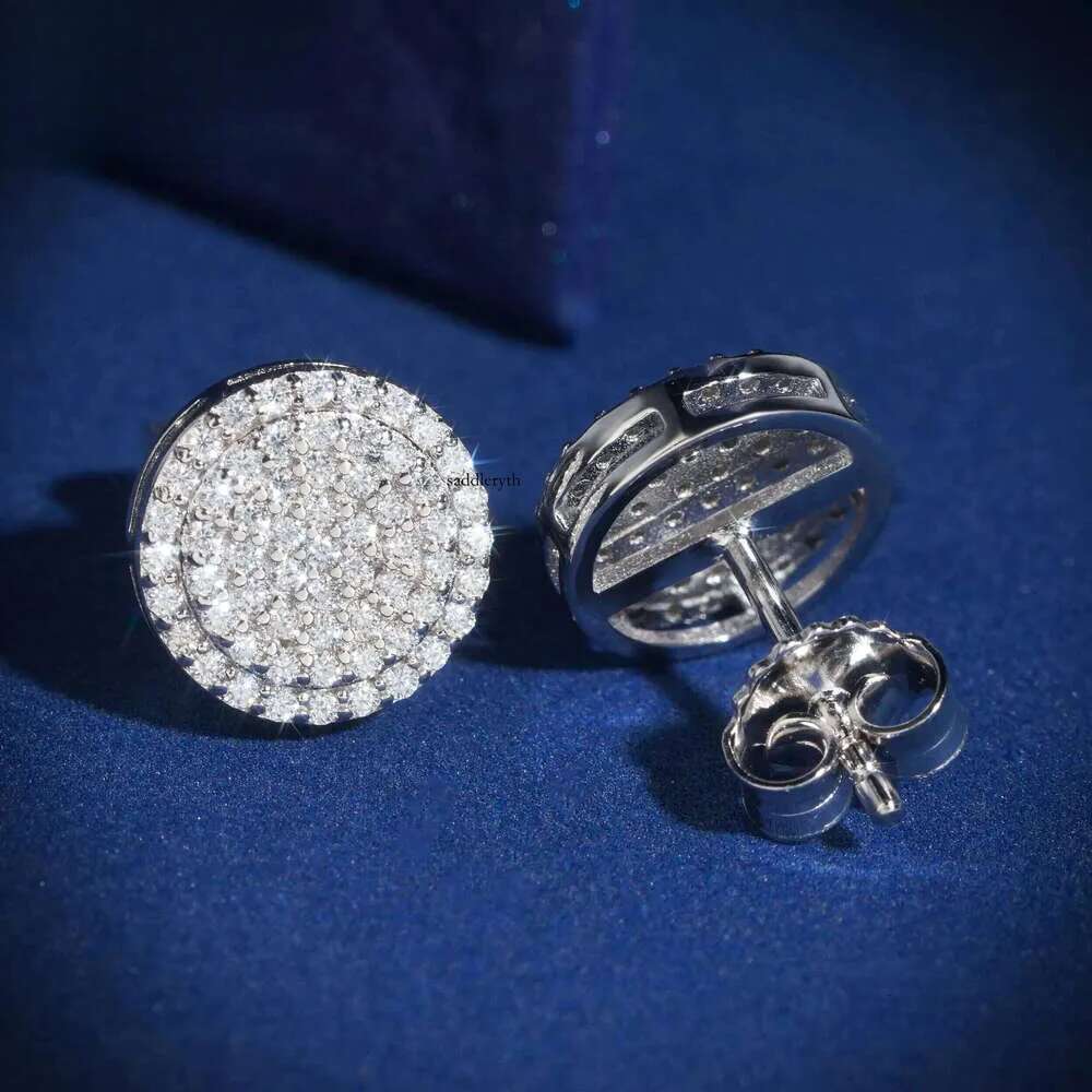 Dropshipping Dias Designs 10K Solid Gold HPHT /Moissanite Lab Grown Dia Stud Earring Fine JewelryFree of charge delivery