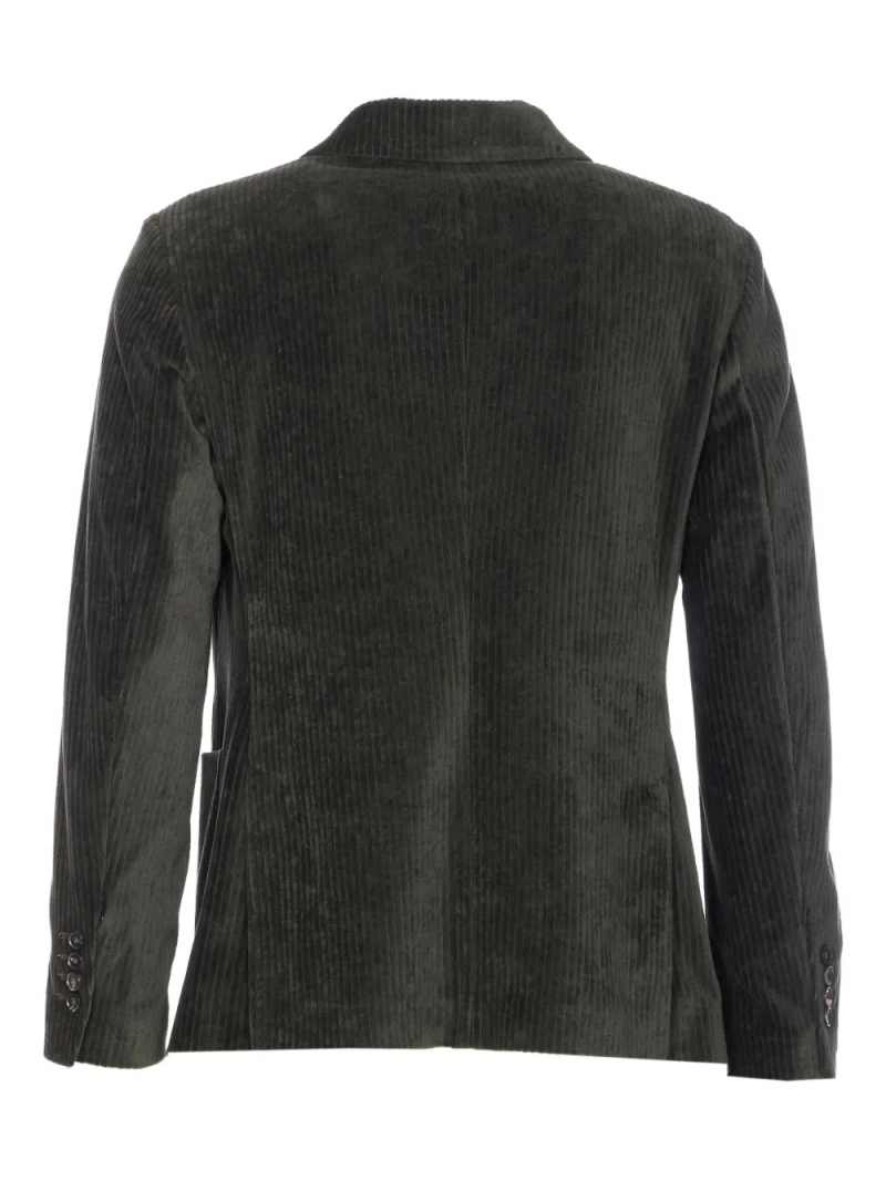 Casual Velvet Men Suit Double Breasted Wool Blend Short Man Tailcoat Peaked Lapel Business Blazers Overcoat Customized