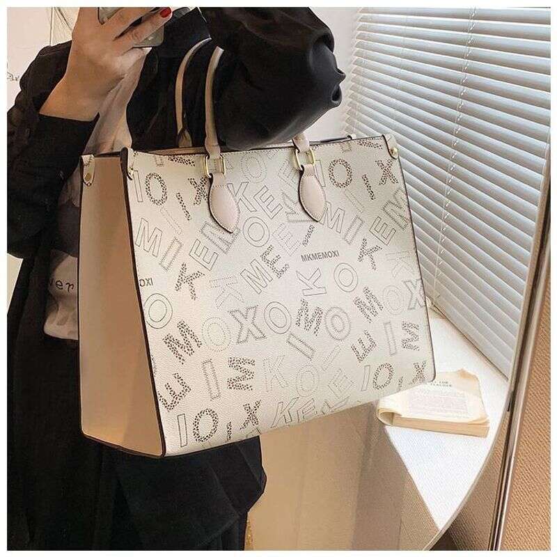 Large Capacity Tote For Women In 2025, New Minimalist Handbag, Fashionable And Trendy Letter Single Shoulder