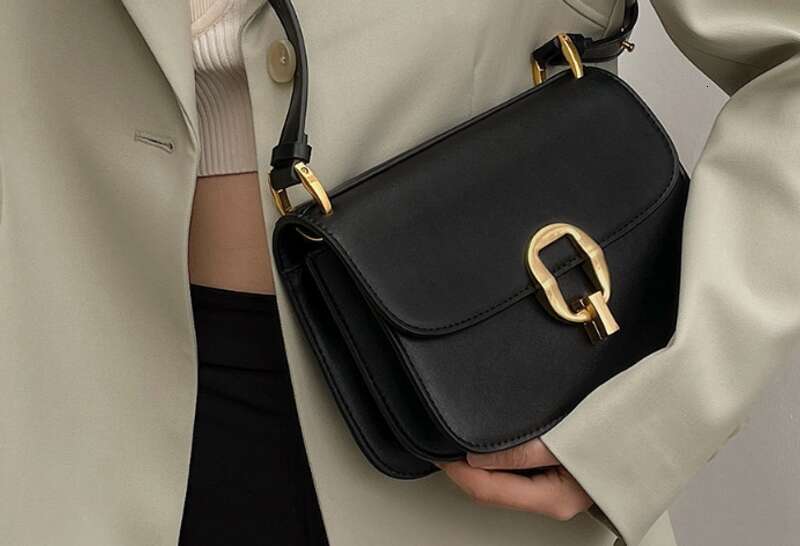 High-end armpit accordion square shoulder crossbody small bag, women's bag 2022 new trendy style large capacity