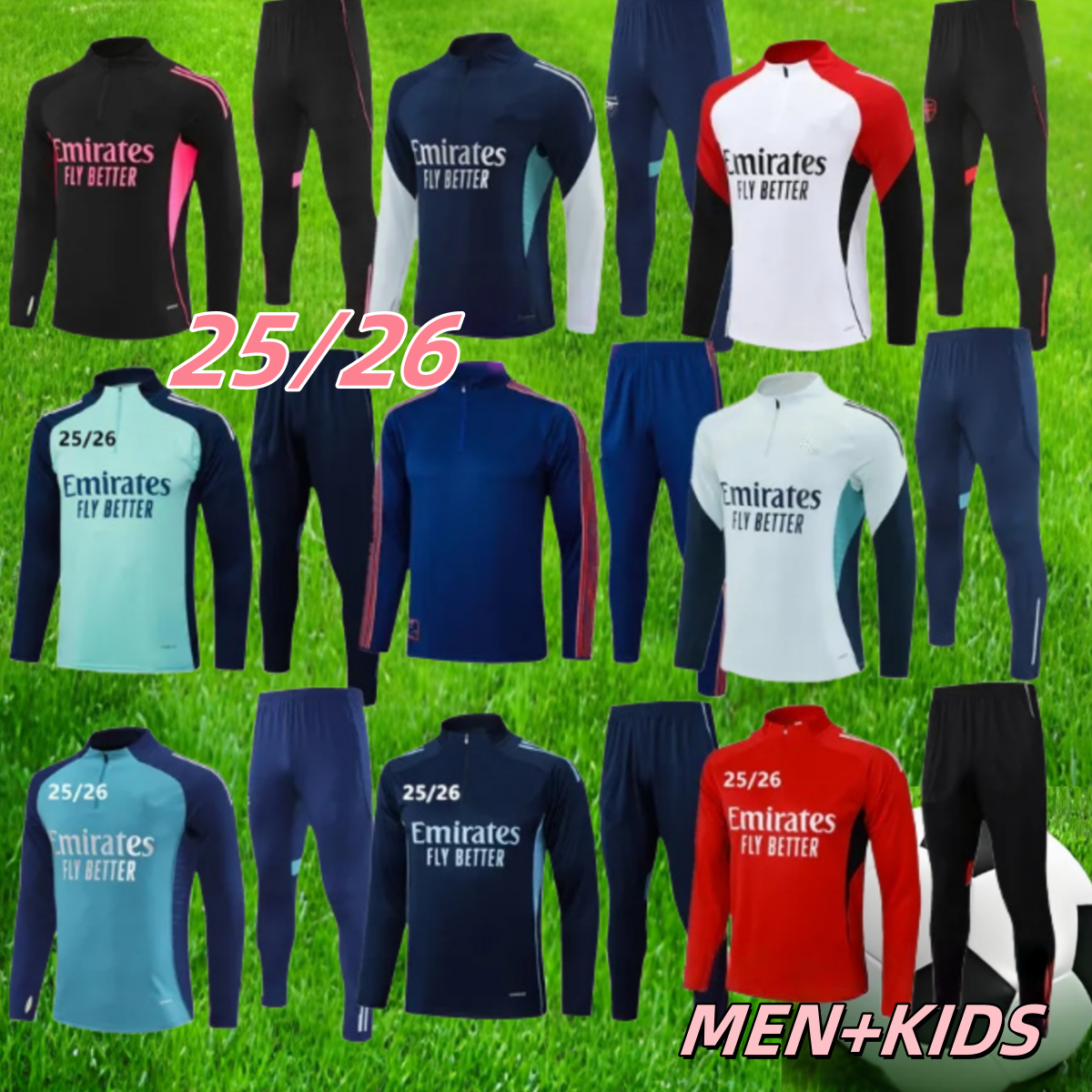 2025 2026 PEPE SAKA arsen ADULT tracksuit Football soccer jerseys 24 25 26 Gunners training suit ODEGAARD THOMAS TIERNEY SMITH ROWE Transport Men Kids sportswear kit