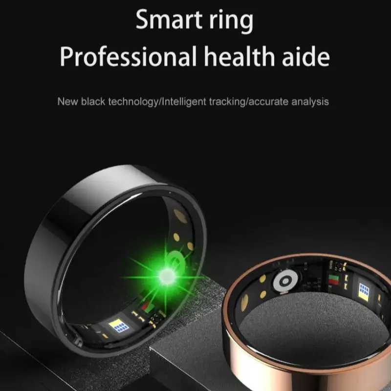2025 Smart Ring for Women Sleep Heart Rate Oxygen Monitor 5ATM Waterproof Bluetooth TK5 Sports Rings for Men Holiday Gift W250819