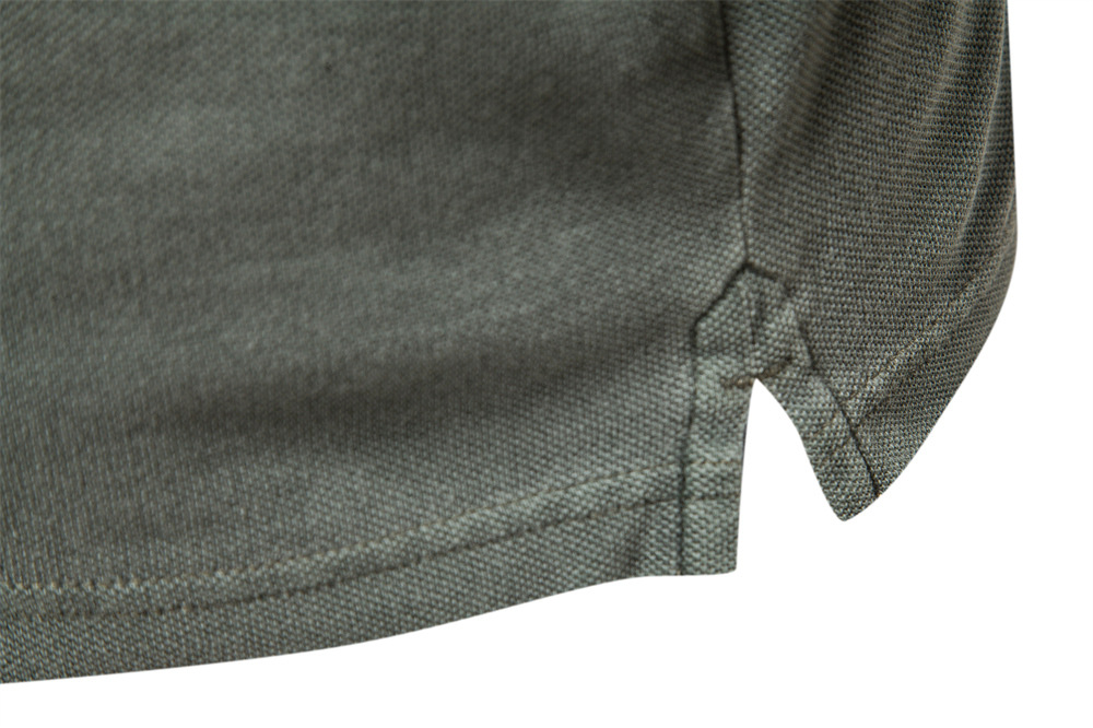 Men's Polo Shirt Summer Collar Sport Cotton Tee Casual Solid Color Short Sleeve Top European Sizes: S - 2XL