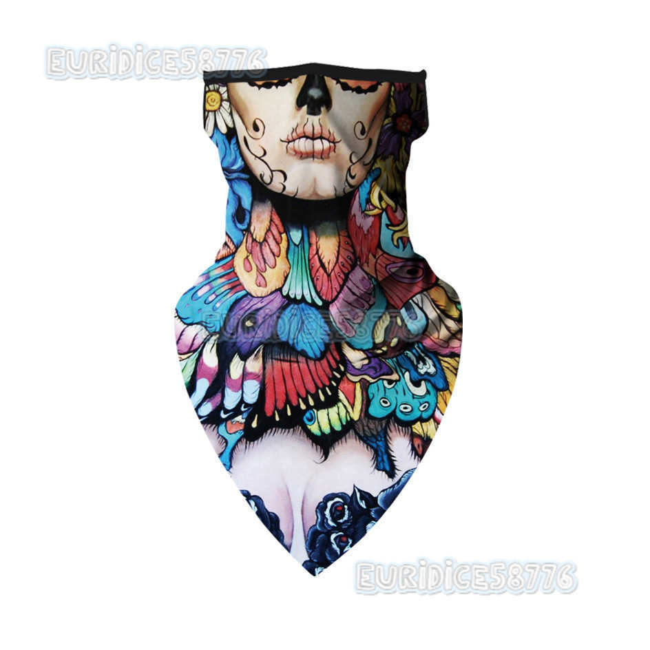 Outdoor Cycling Mesh Cooling Outdoor Cycling Insect-proof Mask Multi-functional Triangle Scarf Good Elasticity Mask H250819 18VI