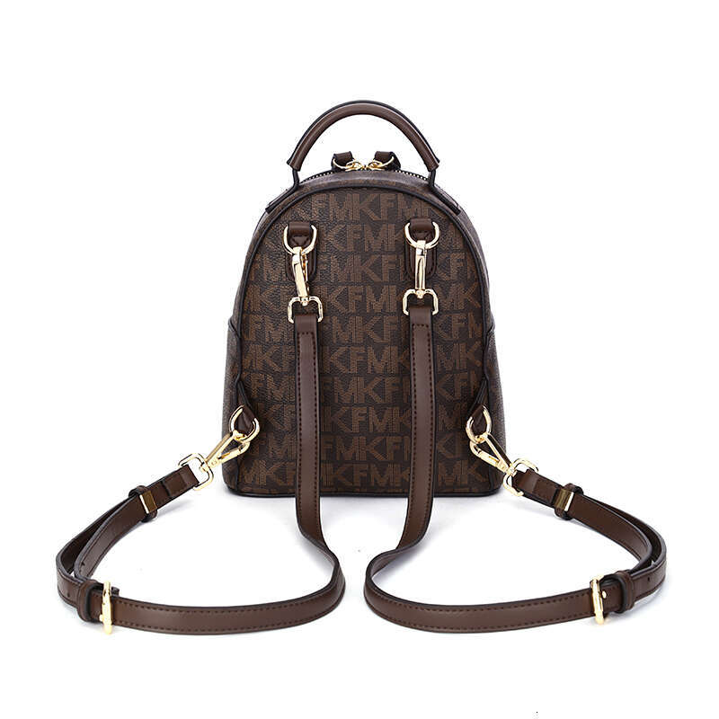 2025 free shipping women's designer women's bag white brown atmospheric simple backpack MKF new women's bag gift suitable for daily sho