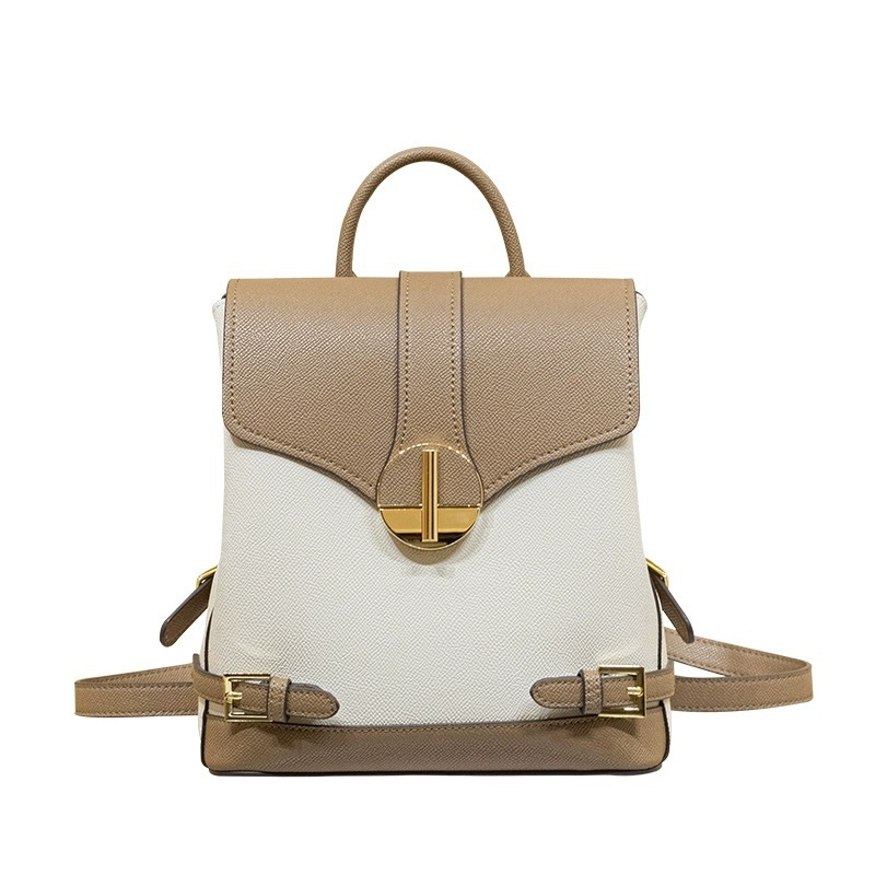 LORDLY KNACK designer bag light luxury genuine leather Backpack bag versatile high-quality vintage fashion casual backpack for woman