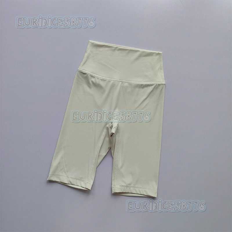 Naked Feel Five-point Yoga Pants for Women High-waisted Running Fitness Wear Cycling Pants Embarrassing Lines Quick-dry Butt-lifting Sports Shorts H25