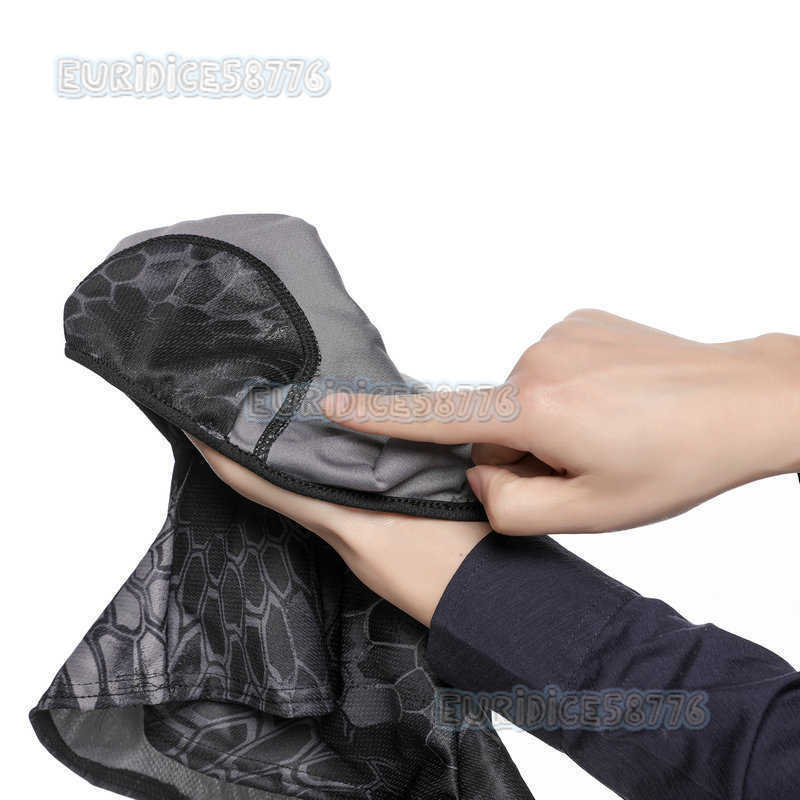 Camouflage Tactical Headgear Outdoor Riding Single Camouflage Headgear Breathable Single Mesh Outdoor Headgear H250819